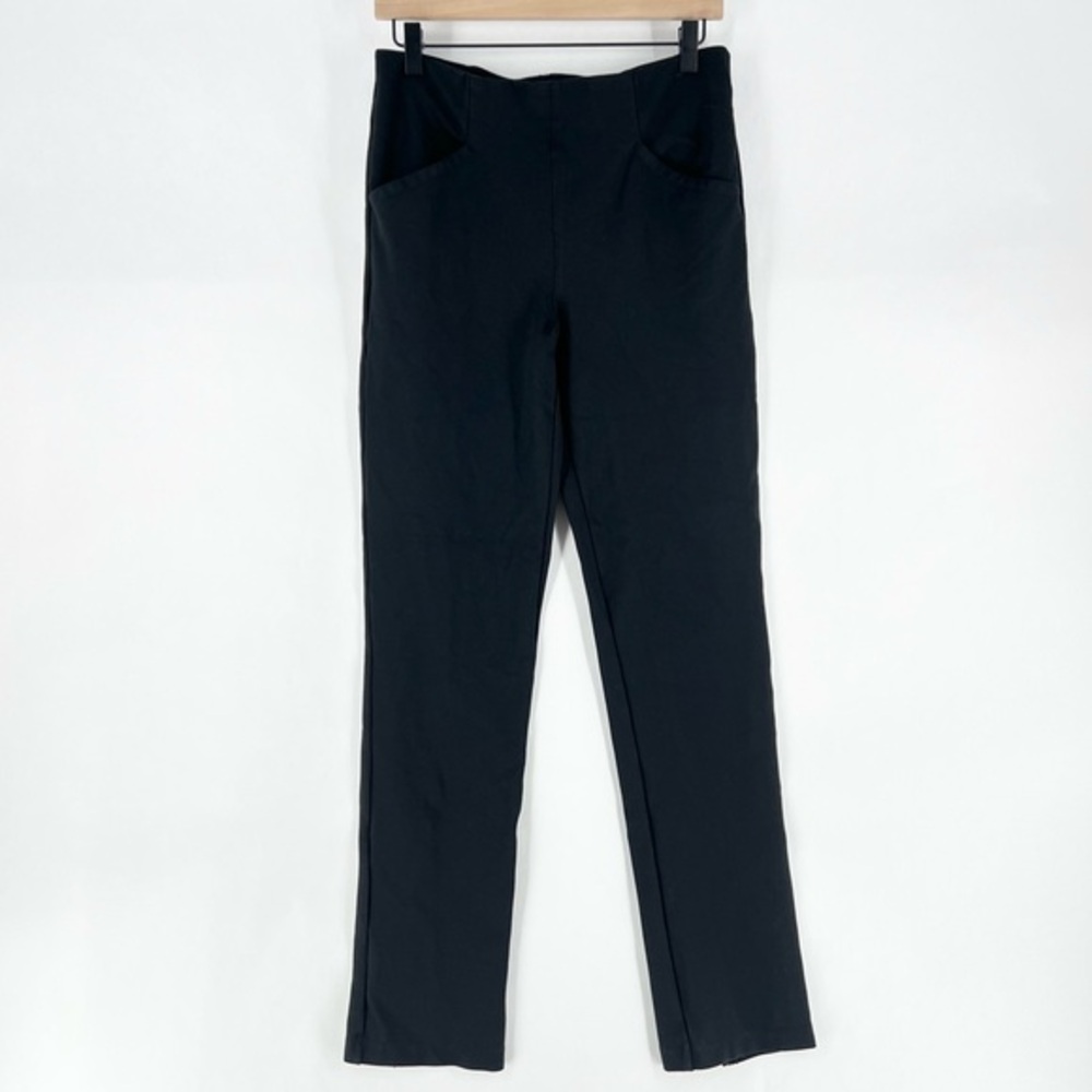 Anthropologie Black Straight Leg Pants